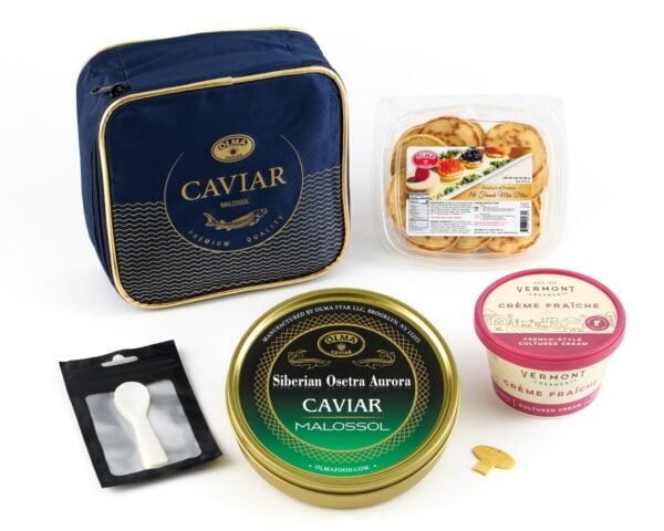 OLMA Siberian Osetra Aurora Caviar Gift Set