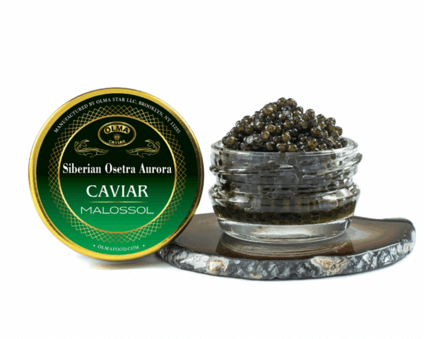 OLMA Siberian Osetra Aurora Caviar 1 oz - OLMA Caviar