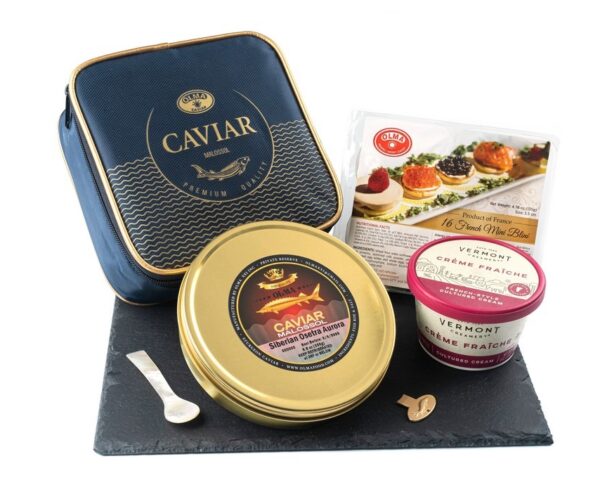 Siberian Osetra Aurora Caviar Gift Set